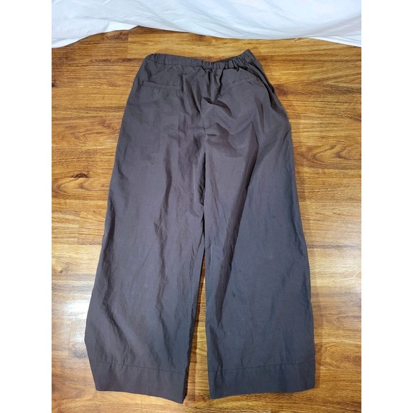Young Fabulous & Broke High Rise Wide Leg Pants Pockets Brown Small Lightweighs - Picture 6 of 6